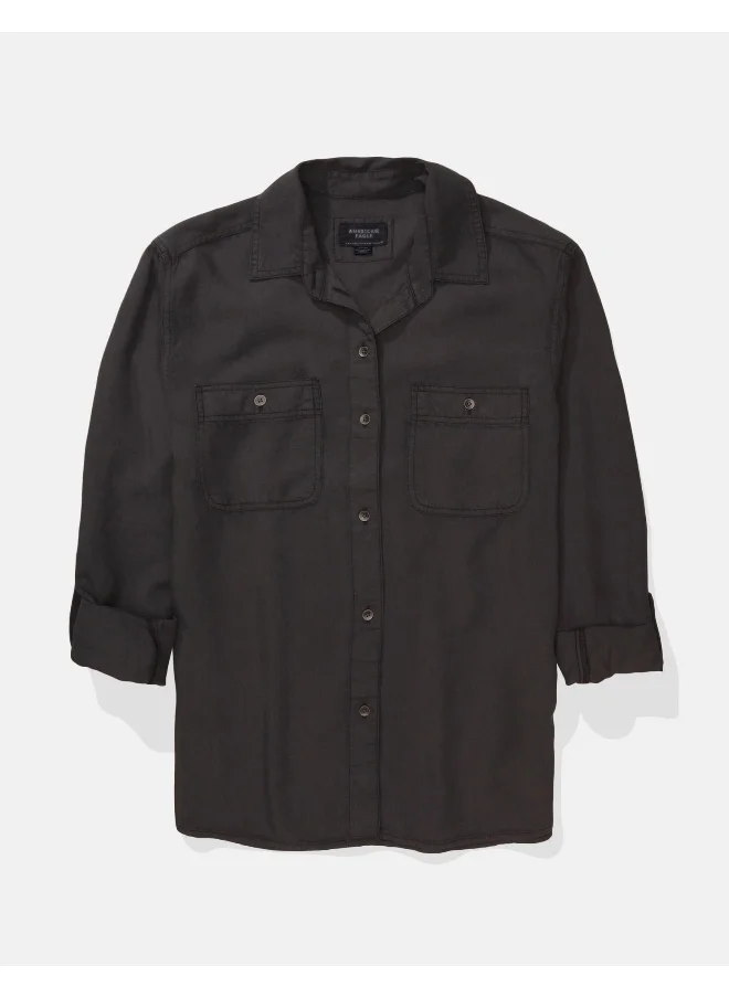 American Eagle Pocket Detail Button Down Shirt