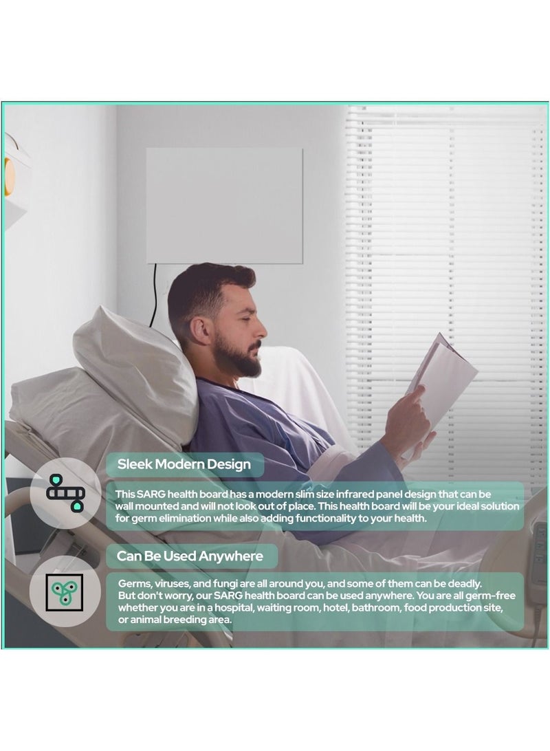 Generic SARG Health Board Surface Air Resistance Germs DM Certified Multi Resistant Germs killing board Bacteria Virus and Fungi Kill Device Automatic Protective Thermostat and Heat Resistant Health  - Image 4