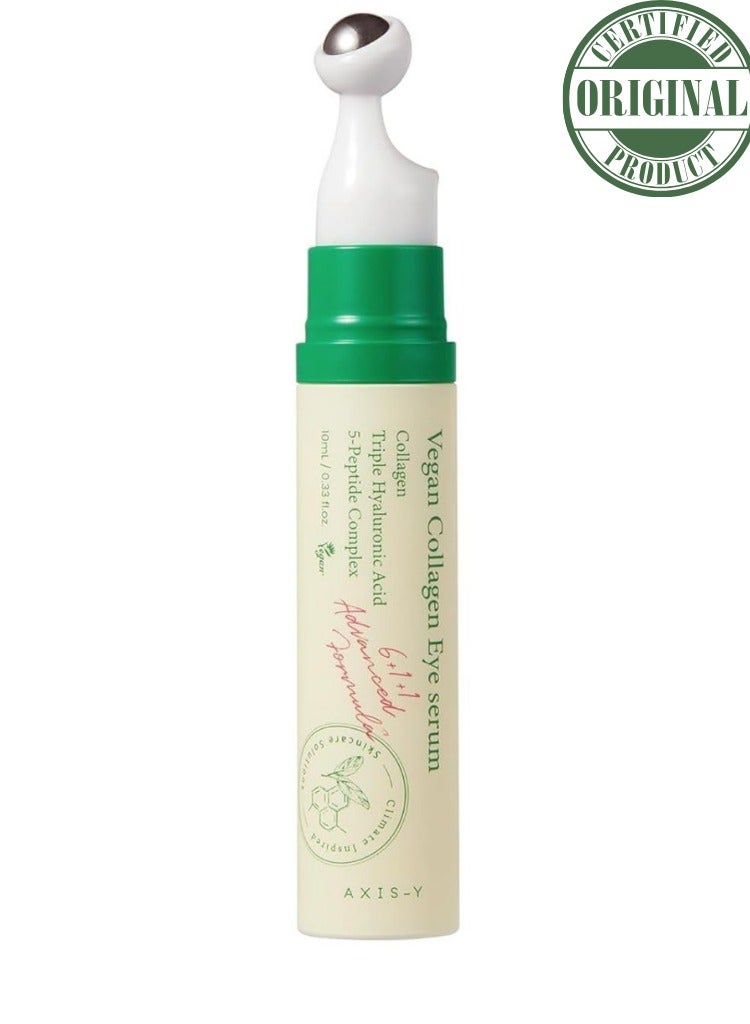 AXIS-Y AXIS Y Vegan Collagen Eye Serum 10ml – Hydrating, Anti-Aging Formula for Puffiness, Dark Circles, and Fine Lines – Plant-Based Collagen, Suitable for All Skin Types - Image 1