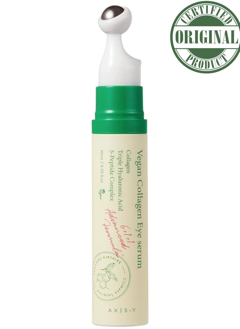 AXIS-Y - AXIS Y Vegan Collagen Eye Serum 10ml – Hydrating, Anti-Aging Formula for Puffiness, Dark Circles, and Fine Lines – Plant-Based Collagen, Suitable for All Skin Types - Image 1