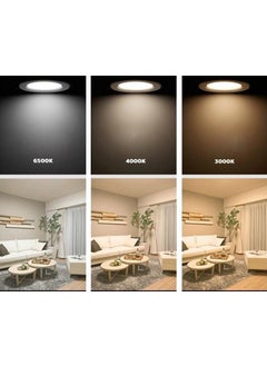 ACK 9W 4000K Warm White Light Recessed Round LED Panel AP01-00910  - Image 4