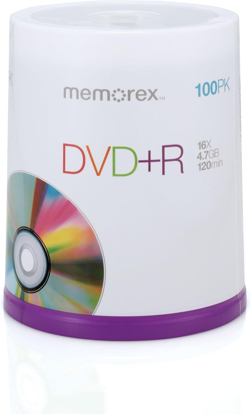 DVD plus R 16x 4.7GB 100 Pack Spindle