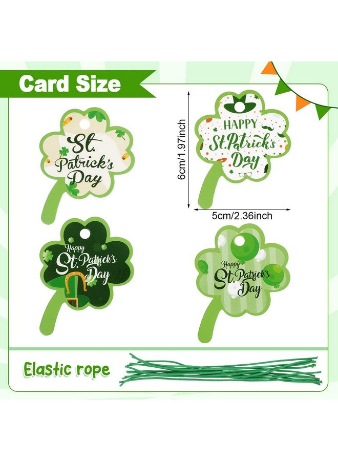 Jerify 12 Set St. Patrick's Day Rubber Ducks with St. Patrick's Day Gift Cards 2 Inch Irish Shamrock Rubber Ducks Holiday Duck Toys for Carnival Party Favor - Image 3