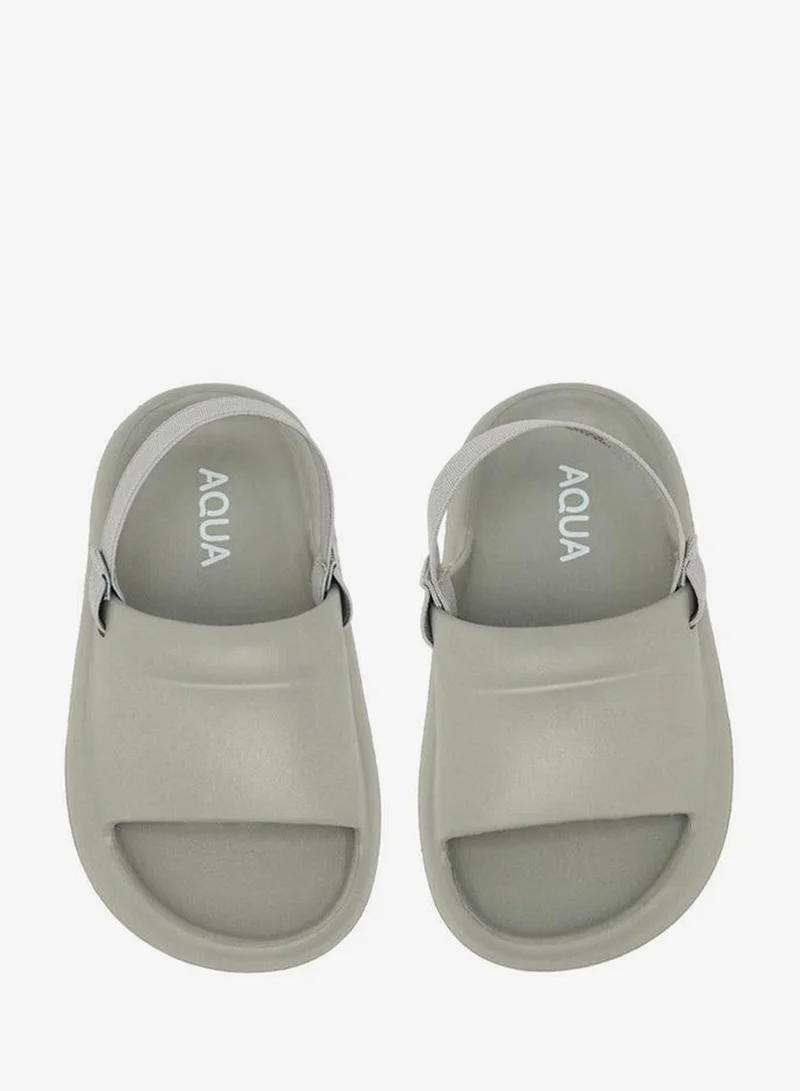 Aqua Boys Solid Slingback Sandals