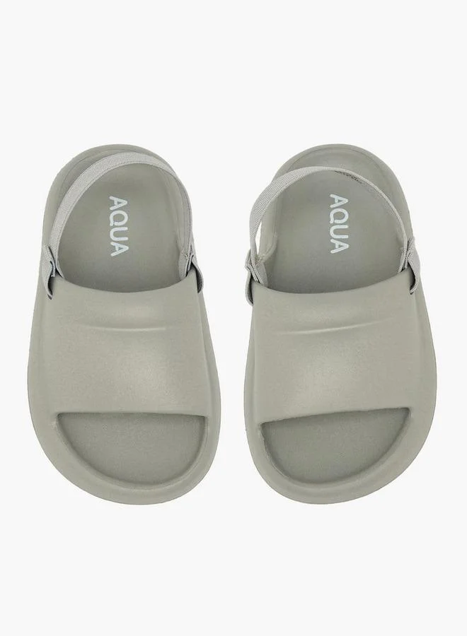 Aqua Boys Solid Slingback Sandals