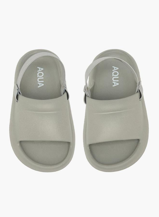 Aqua Boys Solid Slingback Sandals - Image 1