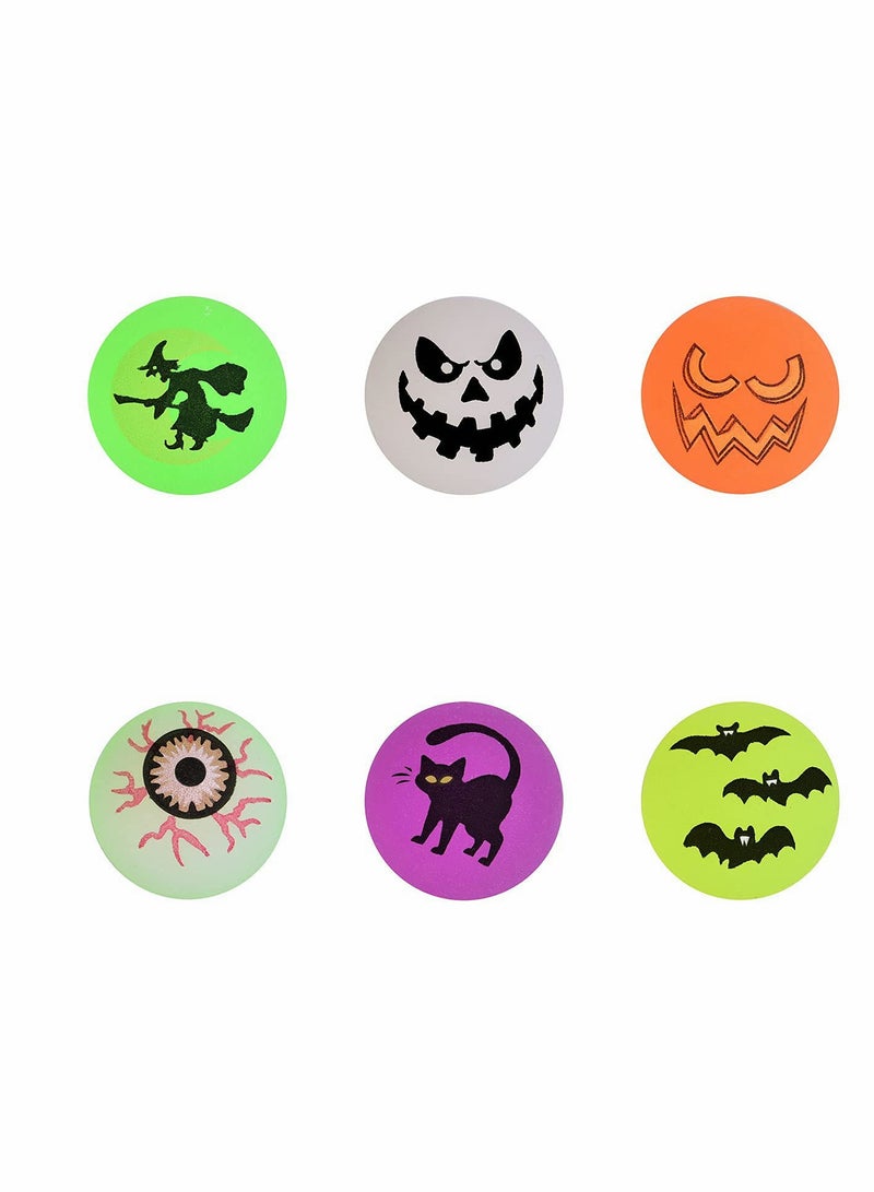 KASTWAVE Bouncy Balls, Rubber Balls for Kids, 36 PCs Glow in The Dark Bouncing Ball, Goodie Bag Fillers, Party Favor School Prizes Classroom Game Rewards - Image 4