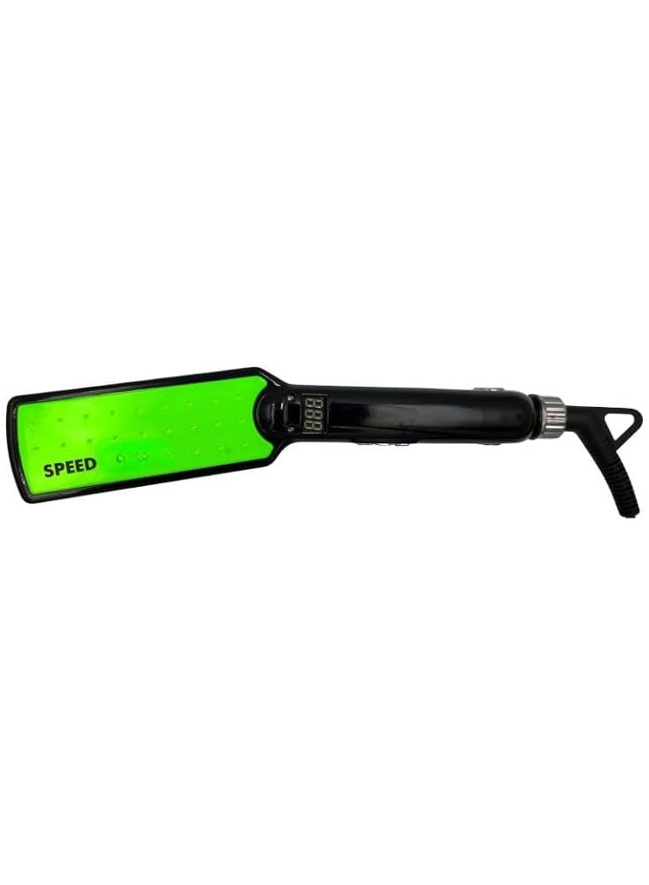 and Curler 2 in 1 Ceramic Flat Iron with 6 Heat Settings Adjustable Temperature and Heats Up Fast