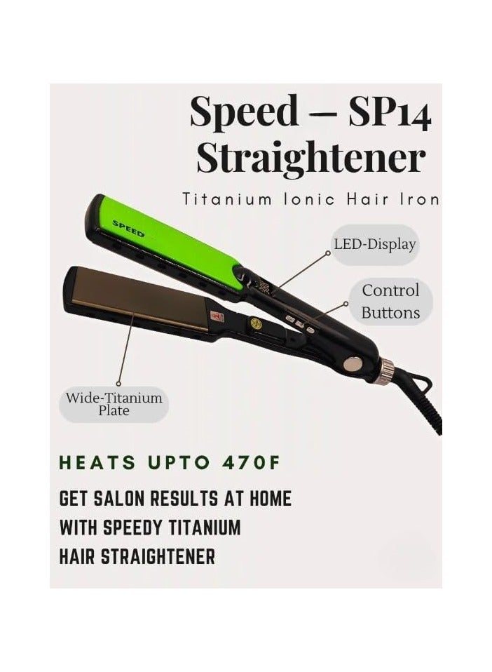 and Curler 2 in 1 Ceramic Flat Iron with 6 Heat Settings Adjustable Temperature and Heats Up Fast