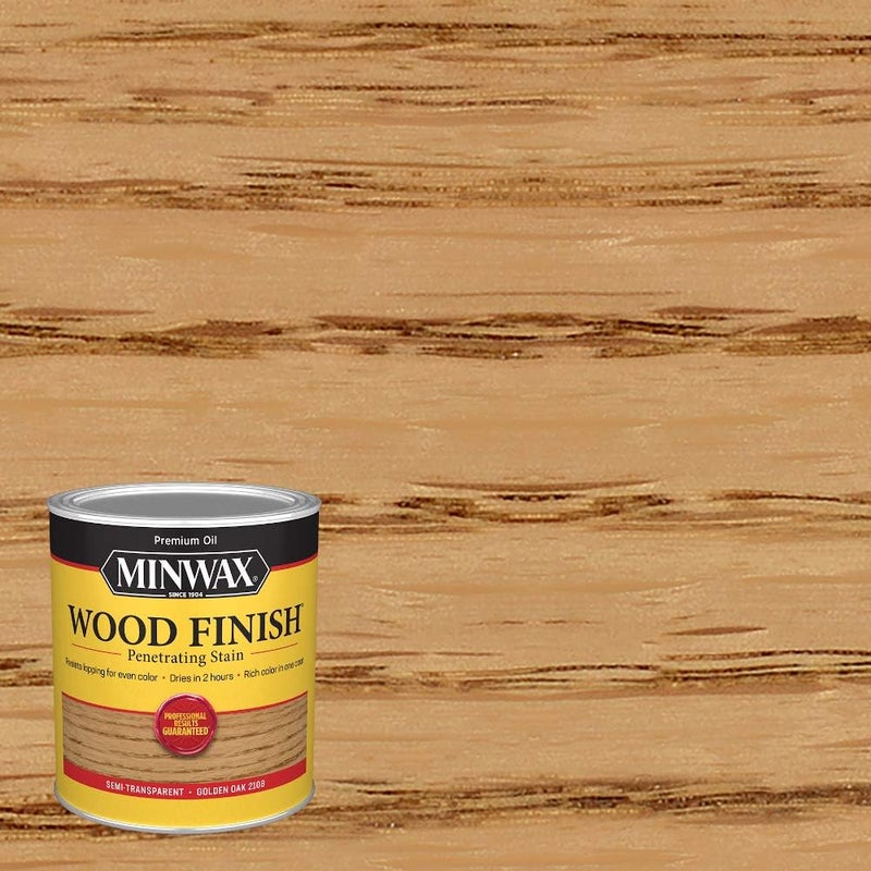 Minwax Wood Finish Penetrating Stain - Quart Size in Golden Oak - Image 3