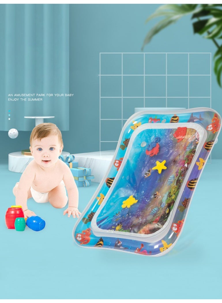 Wish Inflatable Tummy Time Water Mat Baby – Infant and Toddler Play Sensory Toys for Early Development Activities - Image 1
