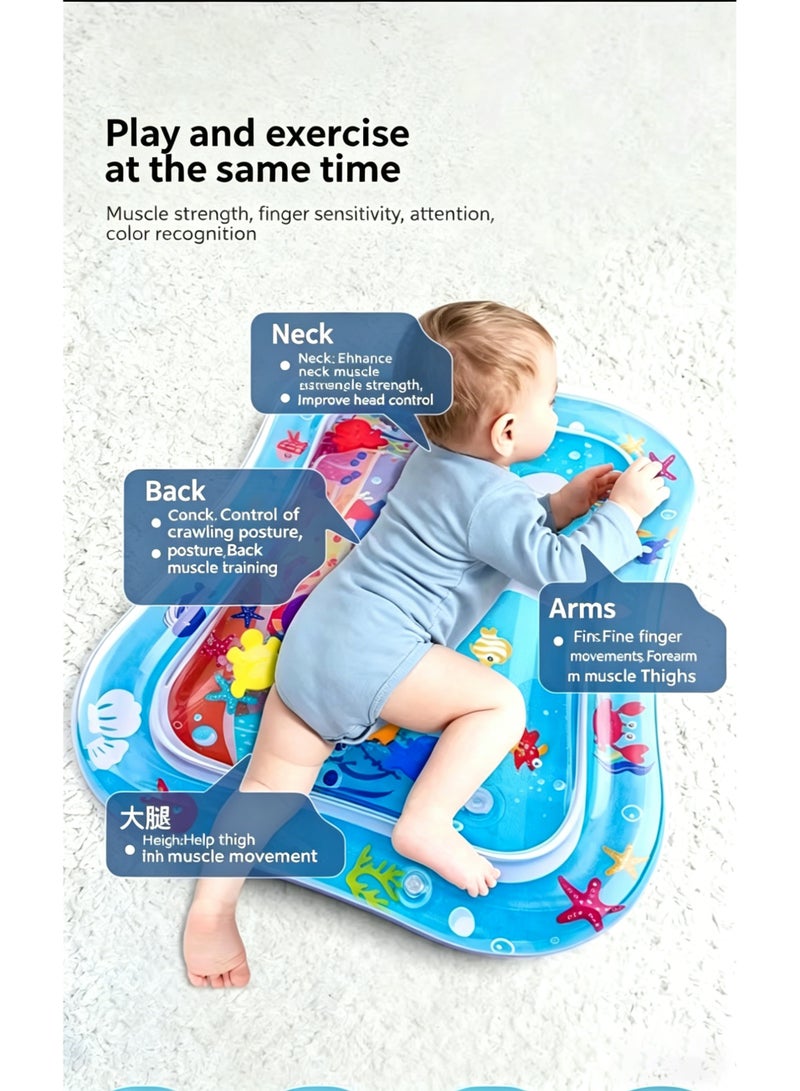 Wish Inflatable Tummy Time Water Mat Baby – Infant and Toddler Play Sensory Toys for Early Development Activities - Image 4