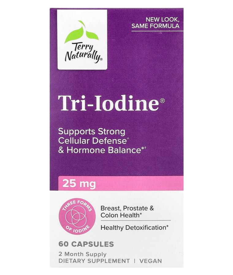 Terry Naturally Tri-Iodine® 25 mg 60 Capsules