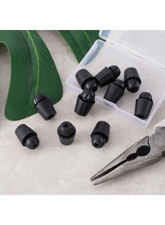 10-Pack Car Door Bumper Stoppers | Black Rubber Buffer, Anti-Collision & Noise Reduction for Auto Doors ﻿ - Image 3