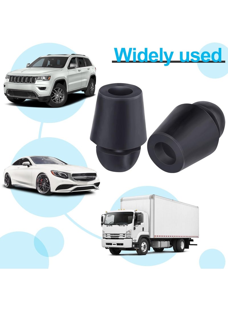 10-Pack Car Door Bumper Stoppers | Black Rubber Buffer, Anti-Collision & Noise Reduction for Auto Doors ﻿ - Image 5
