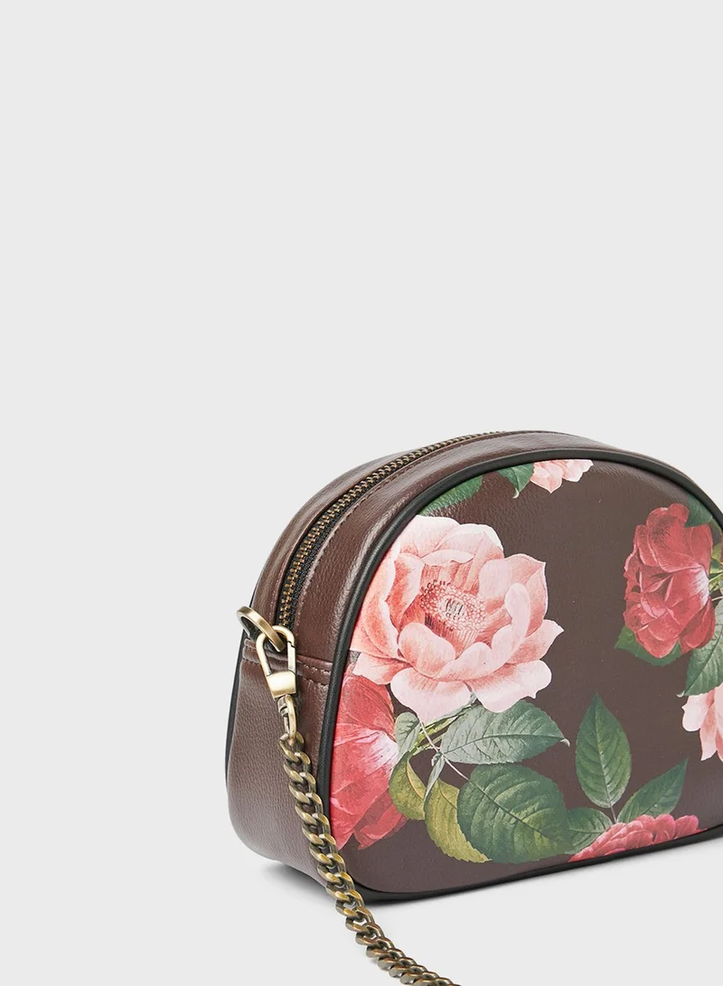 DailyObjects Lovely Blooms Arch Crossbody Bag