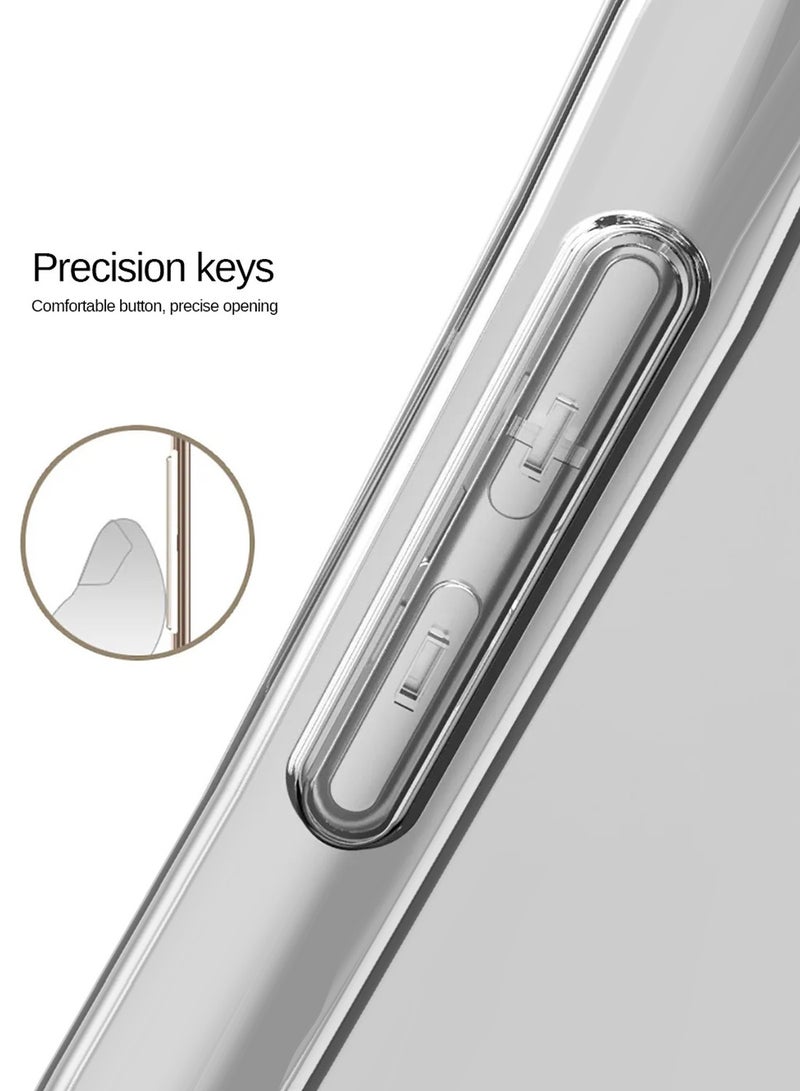 Wtech Samsung Galaxy S25 Edge 5G 2025 TPU Bumper Corners with Hard PC Case Cover (MCTPTN) - Clear - Image 5