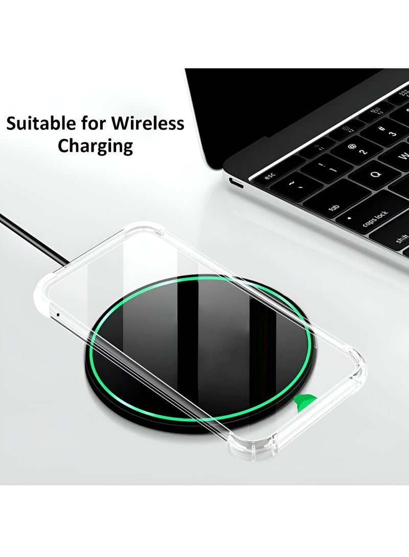 Wtech Samsung Galaxy S25 Edge 5G 2025 TPU Bumper Corners with Hard PC Case Cover (MCTPTN) - Clear - Image 3