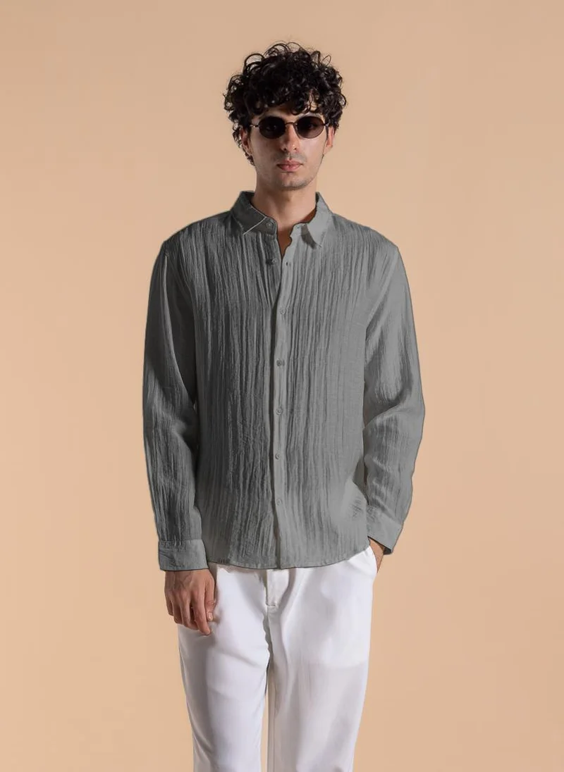 SHAPES LIGHTWEIGHT TEXTURED SHIRT