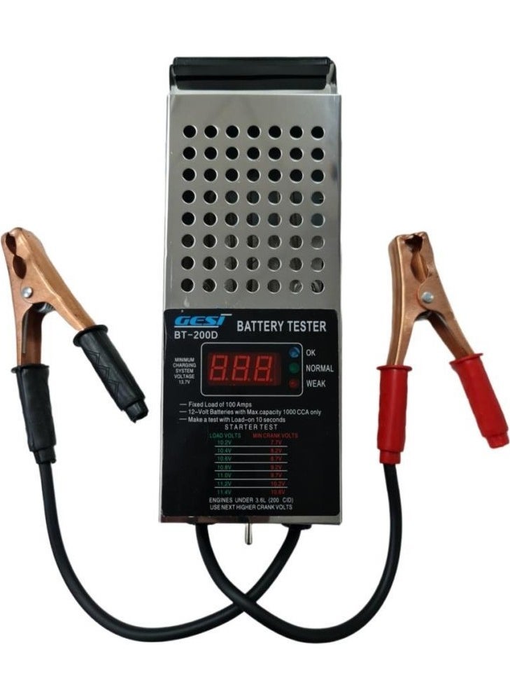 Gesi BT-200D Digital Battery Tester 12VOLT 200AMP  - Image 2