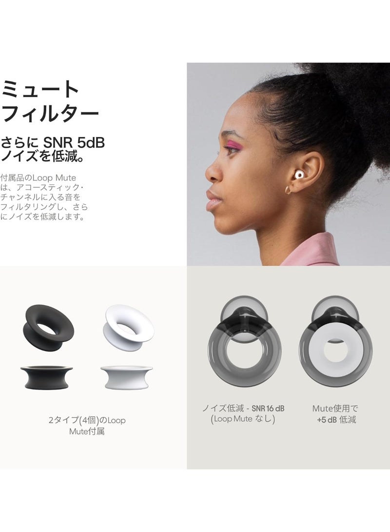 Loop Engage Plus Earplugs – Low-level Noise Reduction with Clear Speech – for Conversation, Social Gatherings, Noise Sensitivity and Parenting – 8 Ear Tips + Extra Accessories – SNR 16 dB - Image 3