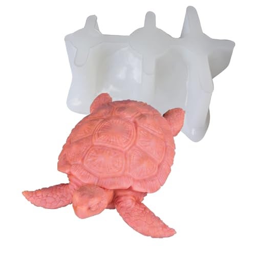 Acxydm Sea Turtle Resin Mold Set3D Tortoise Resin Silicone Molds for SoapUnique Ocean Animal Candle MoldsAnimal Epoxy Resin molds for Desktop OrnamentDIY Modeling ClayPlasterCandleResin - Image 1