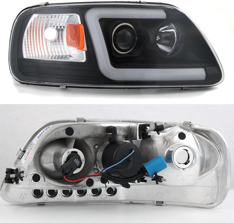 AKKON Projector Headlights for 1997-2003 Ford F150 & 1997-2002 Expedition - Driver & Passenger Side - Image 2