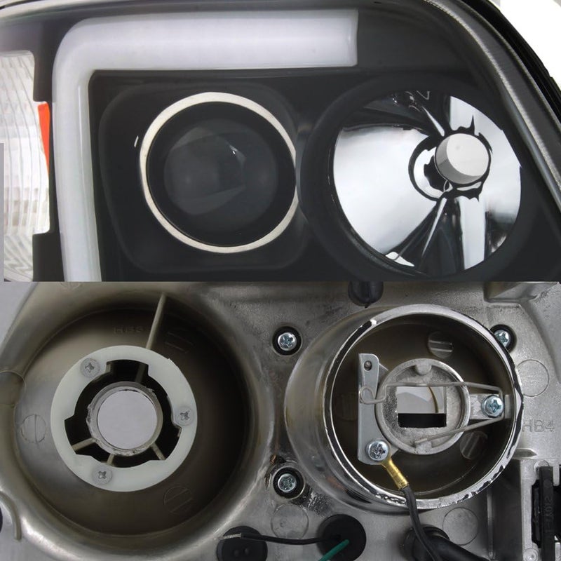 AKKON Projector Headlights for 1997-2003 Ford F150 & 1997-2002 Expedition - Driver & Passenger Side - Image 3
