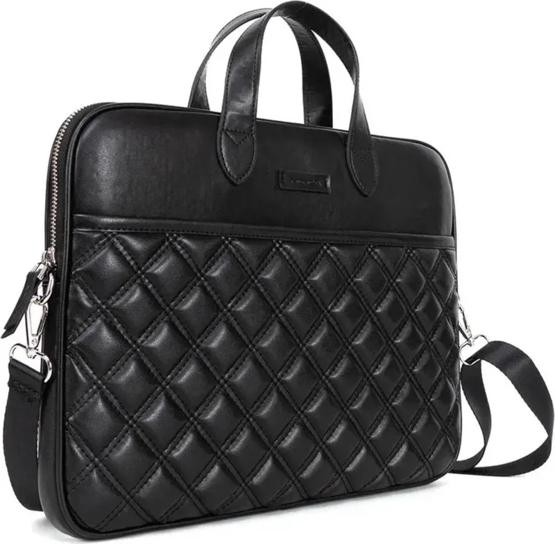 نيجاتي تشانتا Necati Bag Macbook Air Pro 15" & 16" Laptop Briefcase Dark Black
