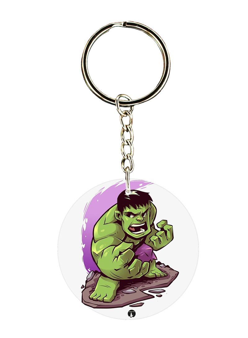 Hulk Printed Keychain