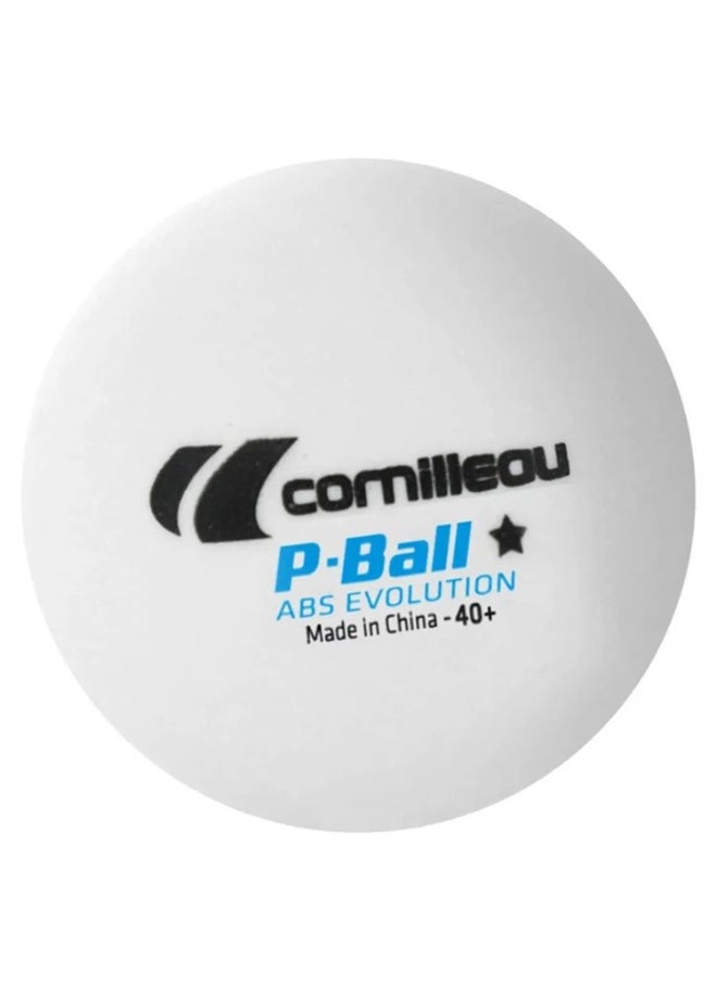 CORNILLEAU P-Ball Abs Evolution 1 White 6 Plastic Balls  - Image 2