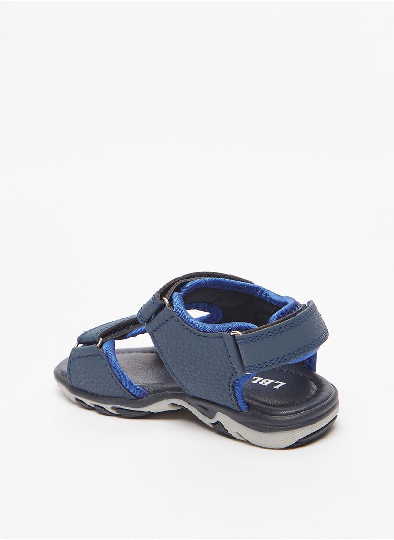 LBL by Shoexpress - Girls Textured Floaters with Hook and Loop Closure - Image 1