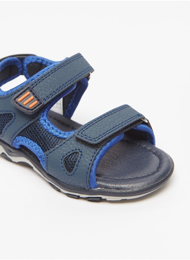 LBL by Shoexpress - Girls Textured Floaters with Hook and Loop Closure - Image 1