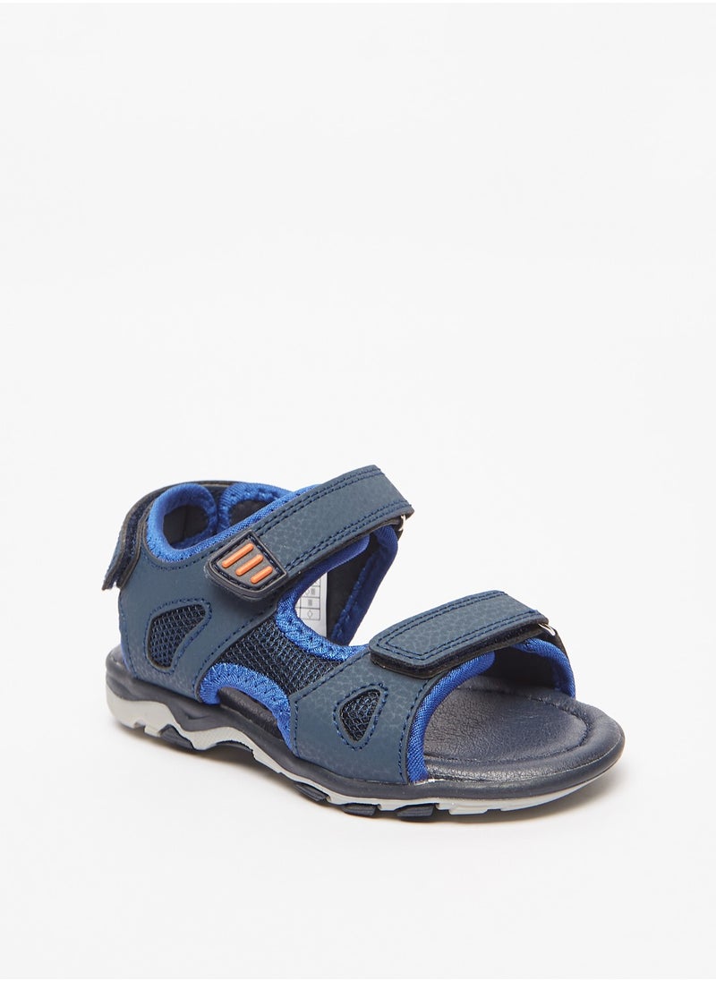 LBL by Shoexpress - Girls Textured Floaters with Hook and Loop Closure - Image 1