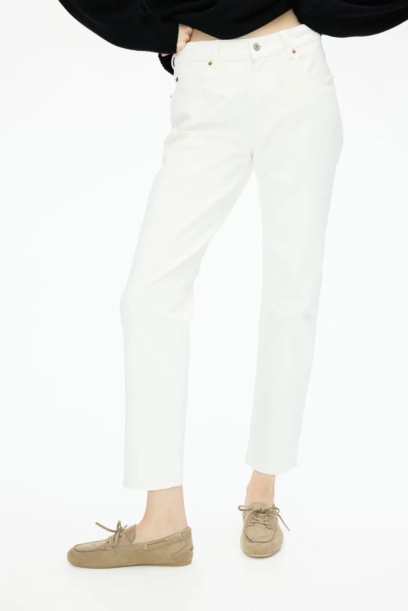 H&M Slim Straight High Ankle Jeans
