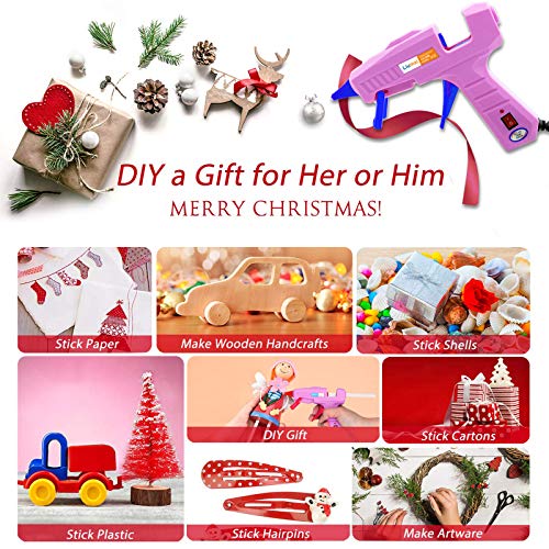 Liumai Glue Gun, Hot Glue Gun Kit with 30 Glue Sticks, Mini Hot Melt Glue Gun for Crafts, Mini Craft Glue Guns with Carry Case for School DIY Arts and Home Repair - Image 4