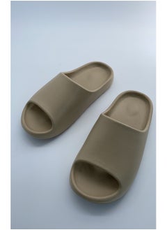 Miniso Indulge your feet with these light brown coconut cushioned thick slippers for ultimate comfort. 