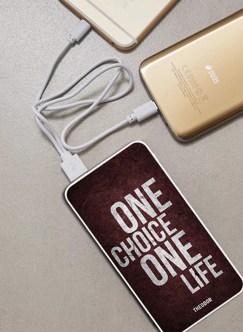 Theodor 10,000 mAh Super Fast Charging Ultra Compact Power Bank with Quick Charge & Power Delivery, Portable Charger For iPhone and Android One Choice One Life - Image 2
