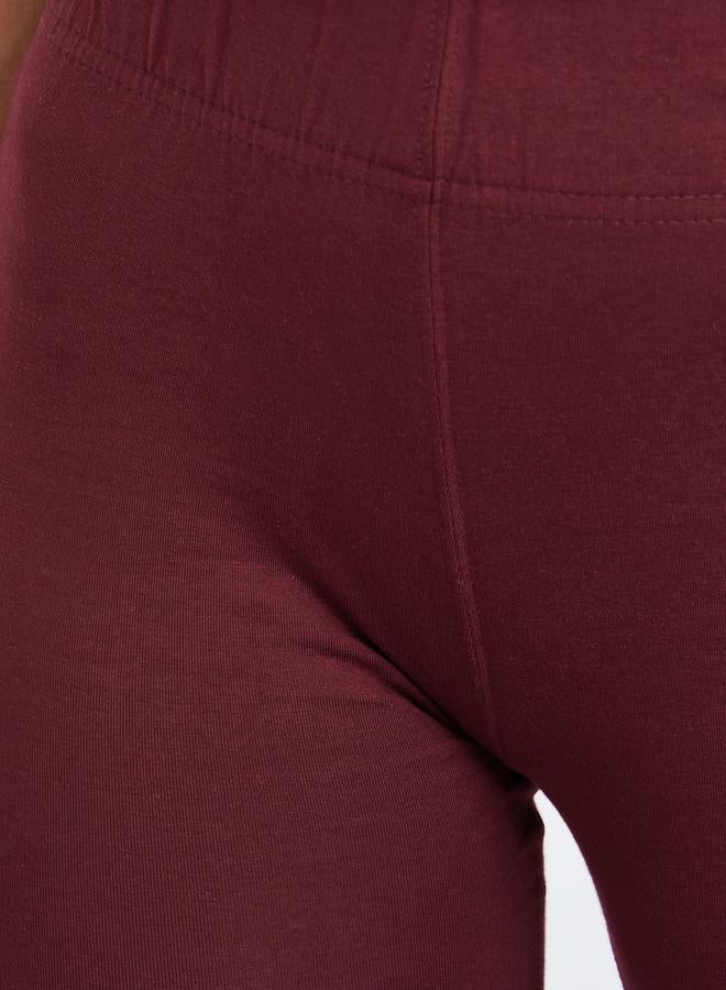 ستايلي شورت ركوب دراجة سادة أساسي - Image 3