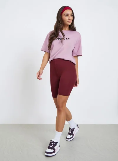 Styli Solid Basic Cycling Shorts