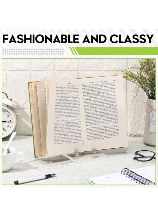 Relex Clear Acrylic Display Stand for Books, Photos, Plates, Artworks, Multi-Purpose Transparent Easel Holder for Picture Frames, Notebooks, Menus, Desk & Shelf Display, Durable, 10x14.5x16.8cm - Image 5