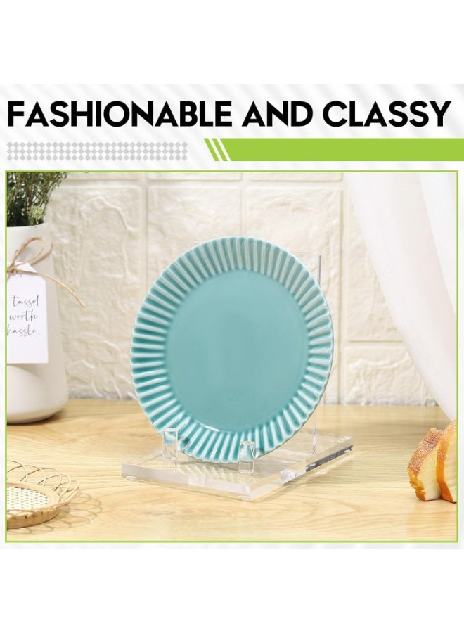 Relex Clear Acrylic Display Stand for Books, Photos, Plates, Artworks, Multi-Purpose Transparent Easel Holder for Picture Frames, Notebooks, Menus, Desk & Shelf Display, Durable, 10x14.5x16.8cm - Image 4