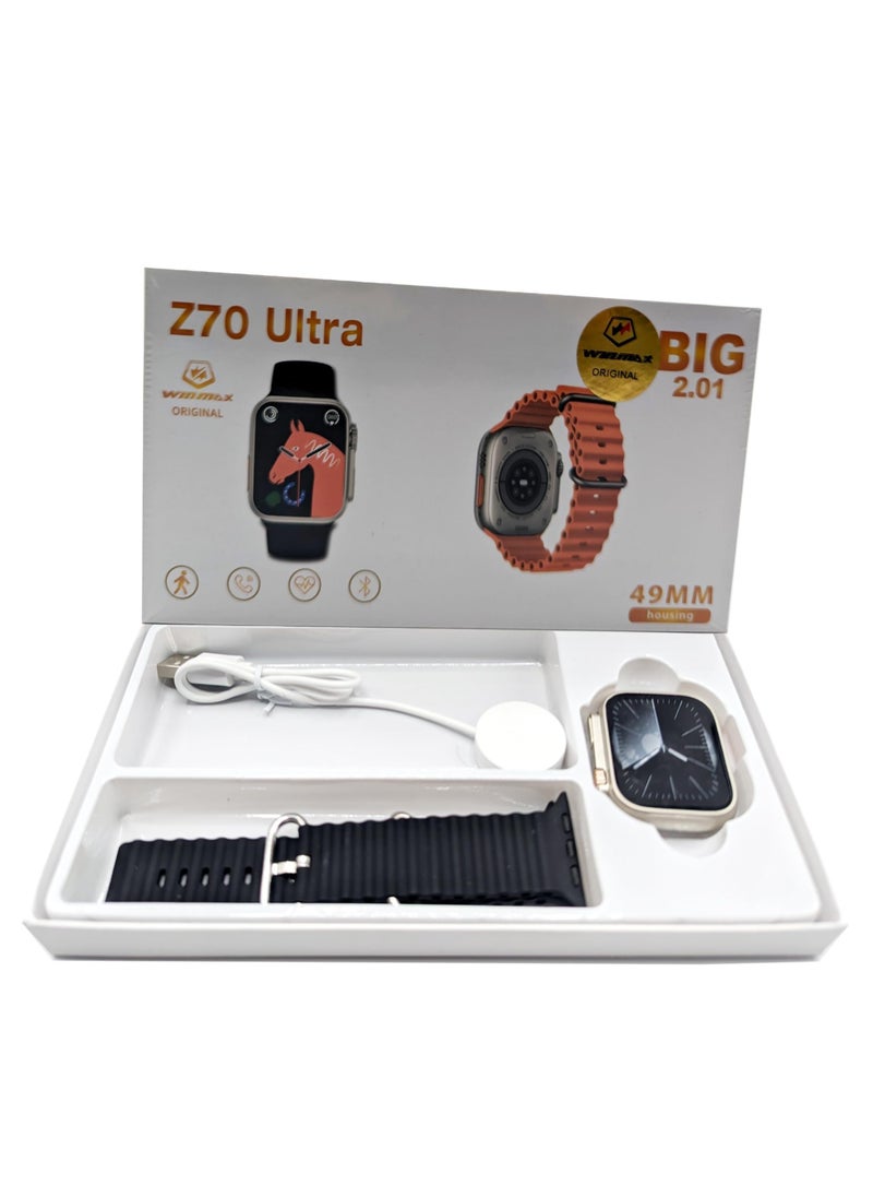 Winmax Z70 Ultra Max Series 8 Smart Watch with Sport Fitness Tracker Bracelet Plus Replacement Extra Band 49mm  - Image 5