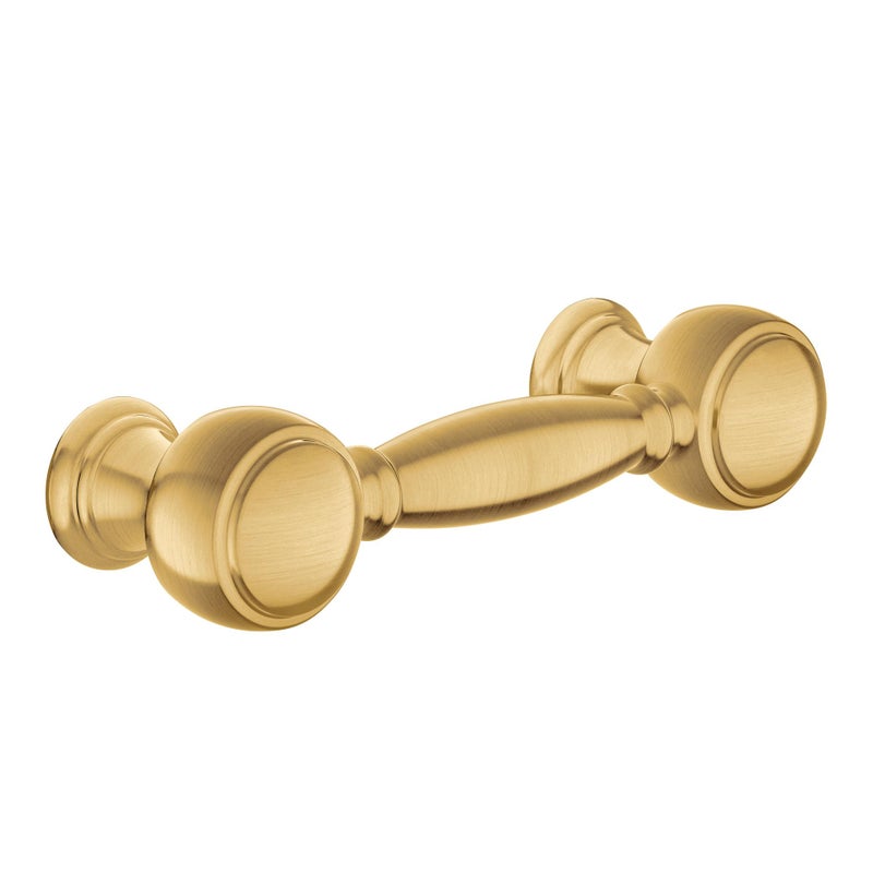 Moen YB8407BG Weymouth Cabinet or Drawer Pull on 3inch Centers Brushed Gold