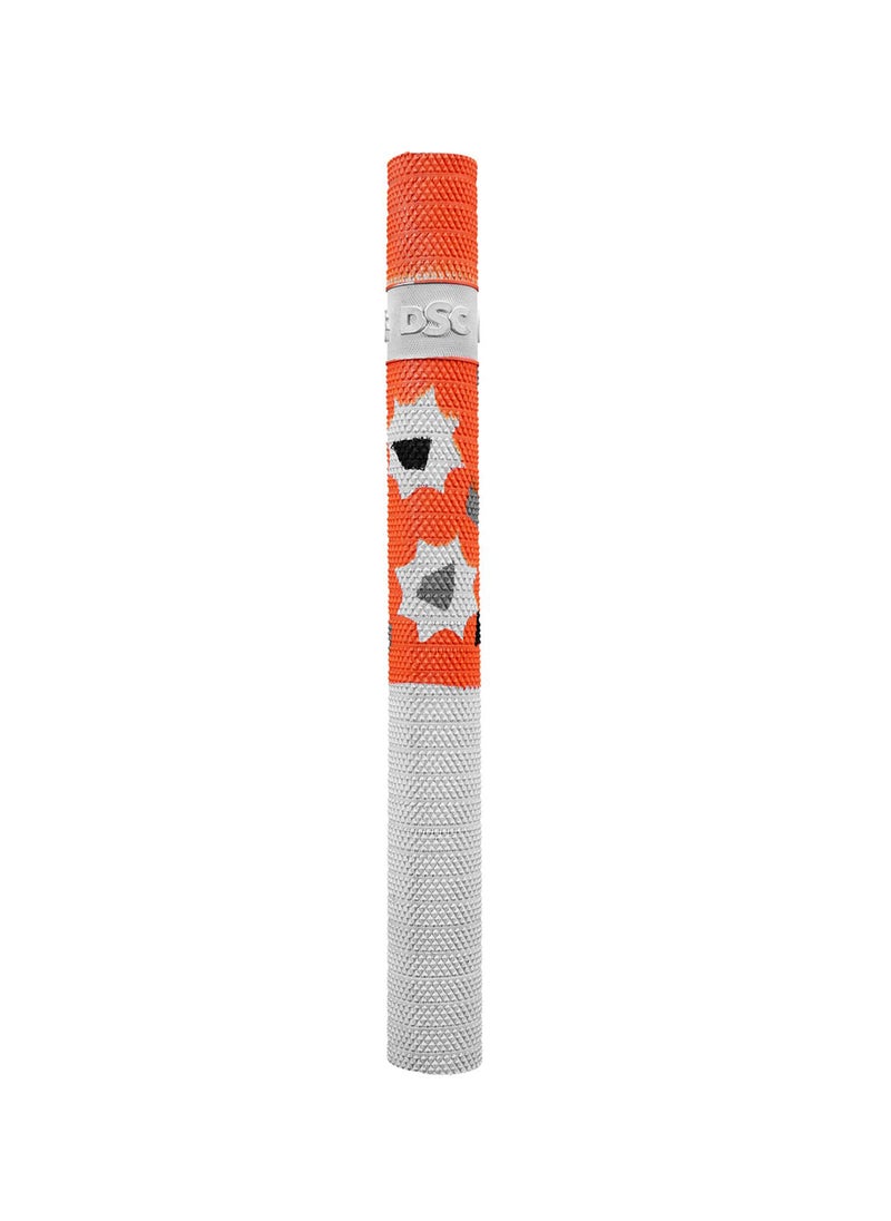 DSC - Speed Camo Flag Cricket Bat Grip (Orange/Grey,Pack of 1) - Image 1