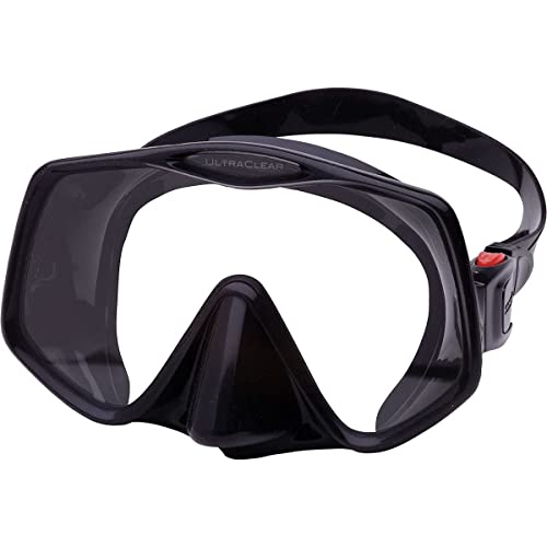 Atomic Aquatics Frameless 2 Mask (Black, Large Fit) - Image 1