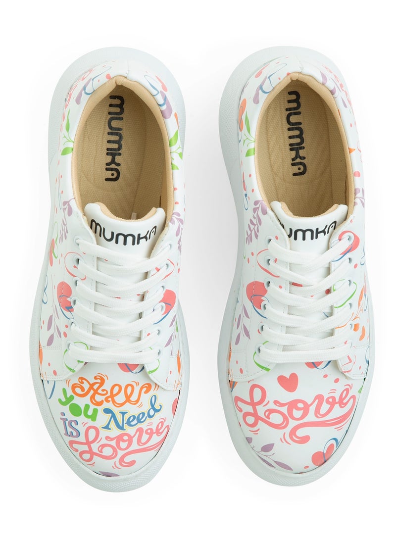 Mumka All you Need is Love Sneakers - Image 2