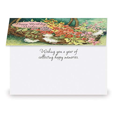 Current by Susan Winget Happy Birthday Greeting Card Set - Value Pack of 20 Cards With White Envelopes, 10 Designs, Large 5" x 7" Assortment - Image 5