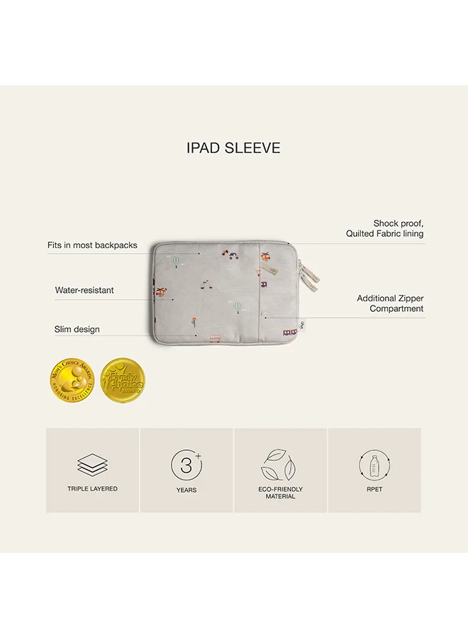 Citron Tiger Ipad 10.9 Inch Protective Sleeve With Zipper - Elegant Tablet Protection