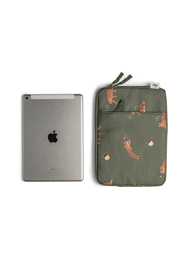 Citron Tiger Ipad 10.9 Inch Protective Sleeve With Zipper - Elegant Tablet Protection